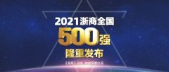 上榜啦 臥龍控股集團位列2021全國浙商500強第52位